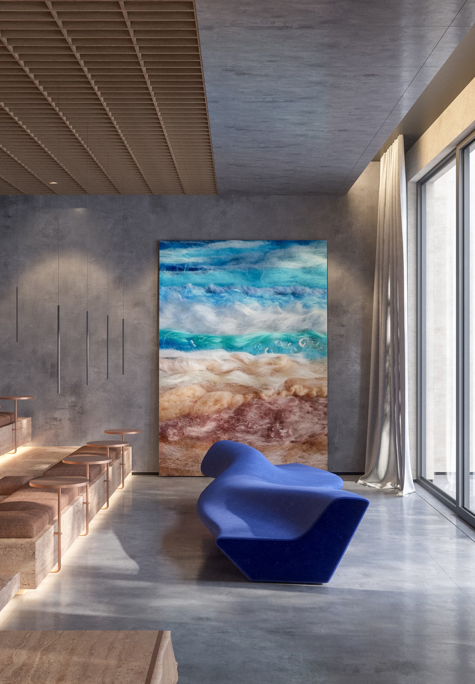 Seaside Hotel Lobby